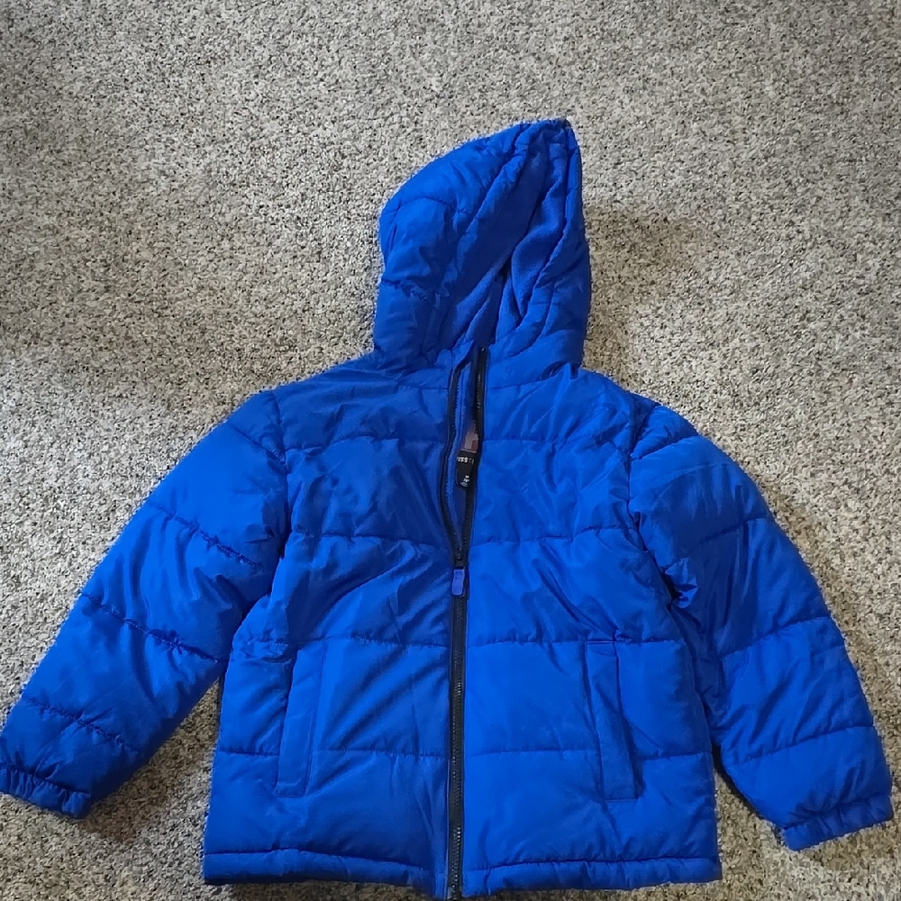 Kids Blue Puffer Jacket
